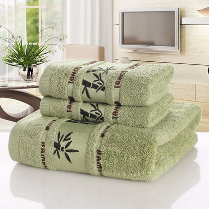 Large Bamboo Bath Towel (Earthy Green)