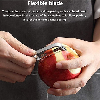 Stainless Steel Fruit & Vegetable Peeler Slicer Cutter Knife