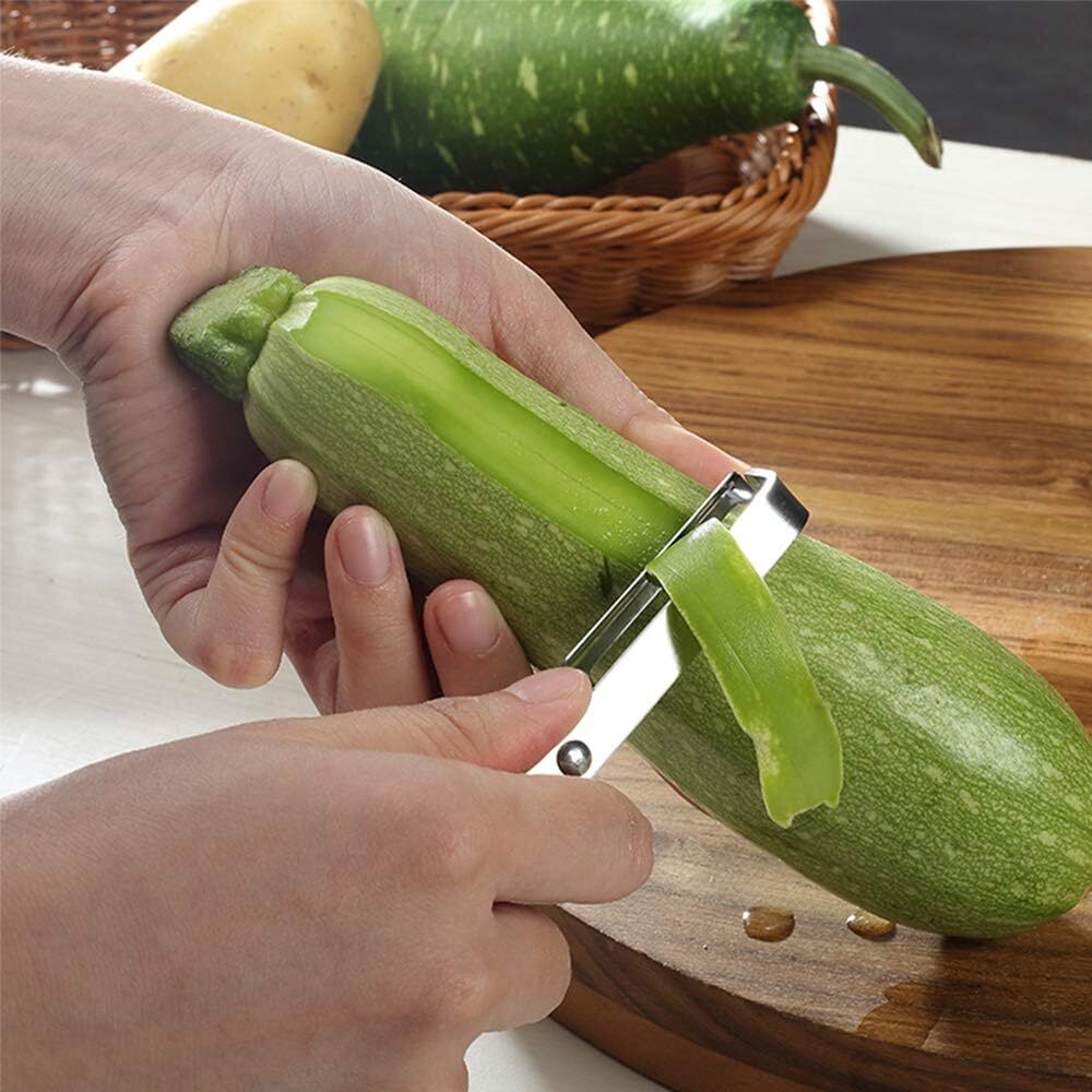 Stainless Steel Fruit & Vegetable Peeler Slicer Cutter Knife