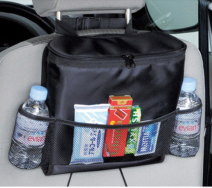 Car Back Seat Organizer with Insulated Cooler Bag