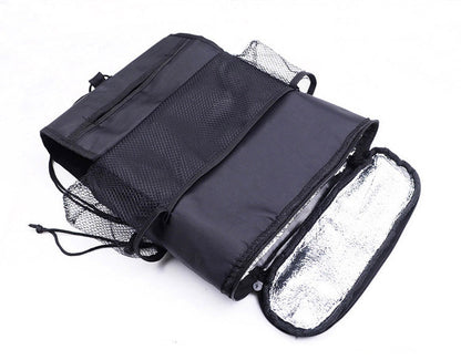 Car Back Seat Organizer with Insulated Cooler Bag