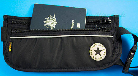 Premium Travel Security Waist Pouch Passport Money Credit Card Belt Wallet Bum Bag