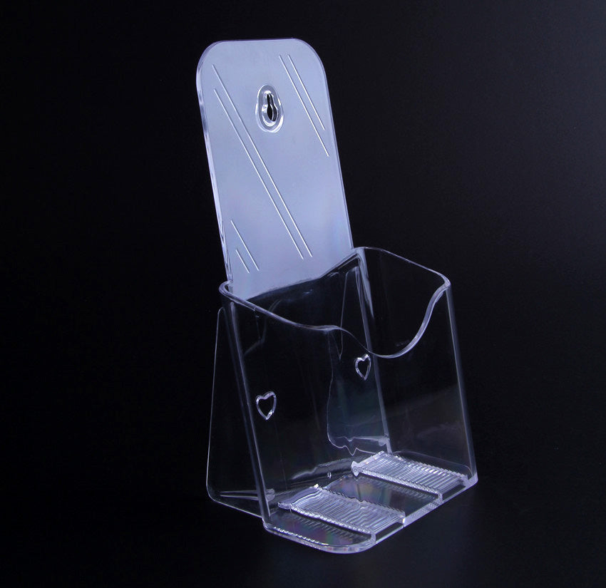 Clear Acrylic A6 Document Display Stand Flyer Holder Organiser