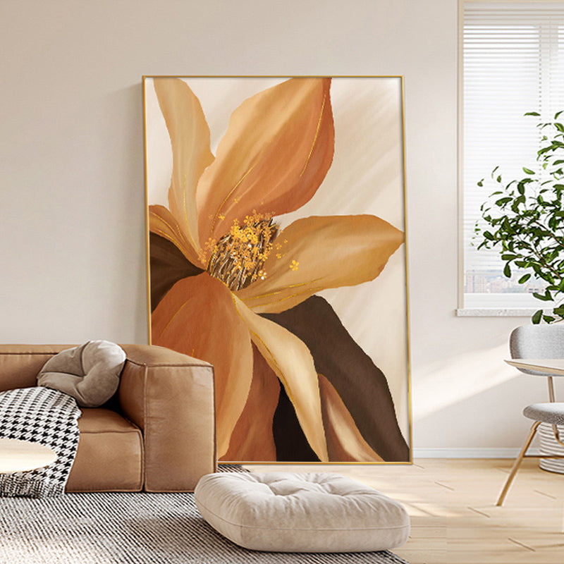 Floral Painting Framed Canvas Wall Art - 60cm x 80cm