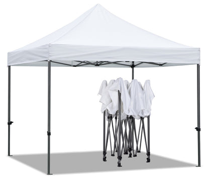 3m x 3m Outdoor Market Gazebo Tent Marquee (Black)