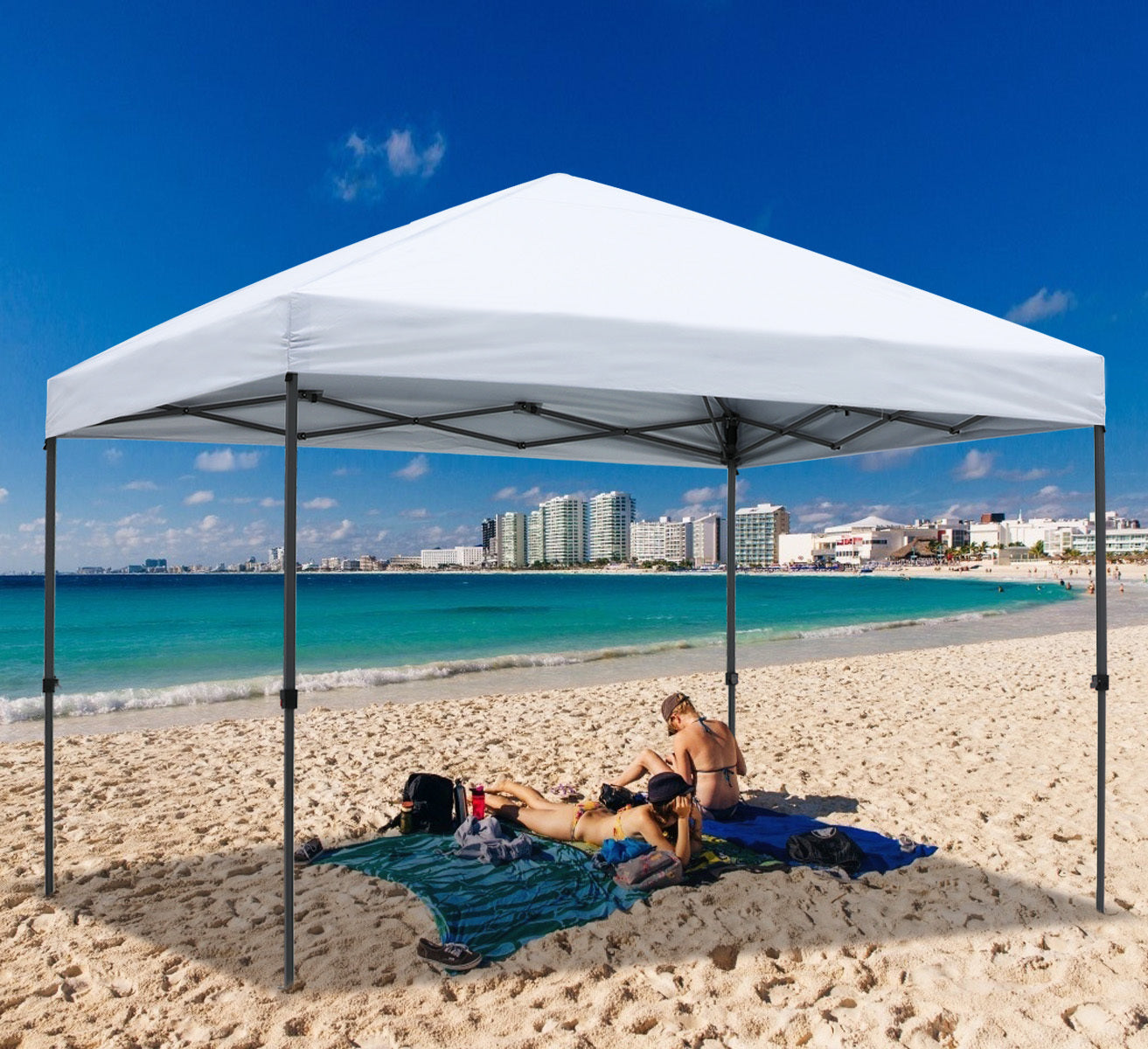 3m x 3m Outdoor Market Gazebo Tent Marquee (White)