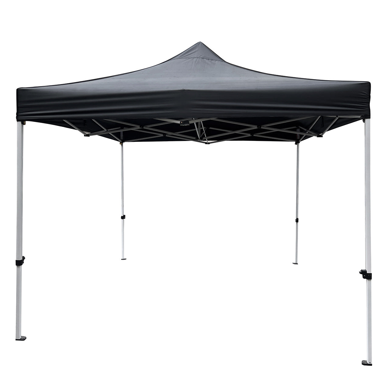 Varossa Automatic 3m x 3m Pop Up Outdoor Gazebo Tent Marquee (Black)