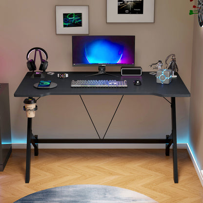 Ergonomic Gaming Desk Computer Table Black 110cm