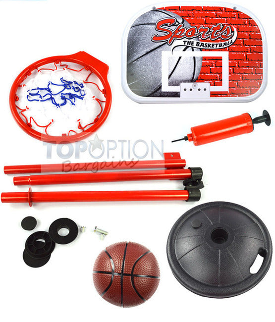 Portable Adjustable Junior Basketball Hoop Set 1.6m