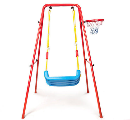 Kids 2 In 1 Swing and Basketball Set