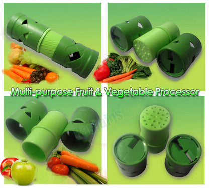 2 Combo Pack: Spiral Slicer Spiralizer &  Multi-purpose Processer