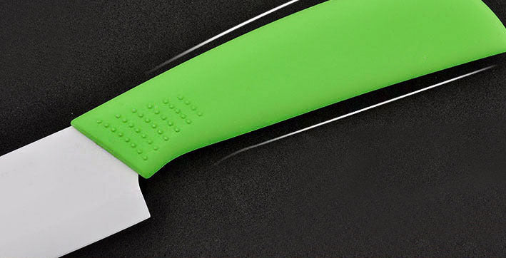 6 Piece Ceramic Knife Set Kitchen Knives Ultra Sharp Blades Green