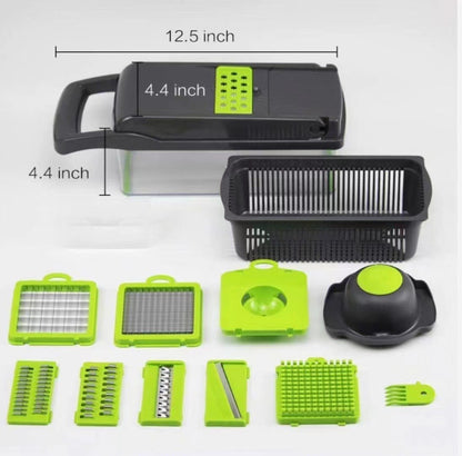 15 in 1 Multifunction Vegetable Chopper Dicer Cutter Grater Slicer Food Processor