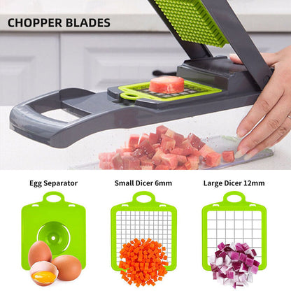 15 in 1 Multifunction Vegetable Chopper Dicer Cutter Grater Slicer Food Processor