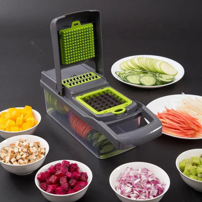 15 in 1 Multifunction Vegetable Chopper Dicer Cutter Grater Slicer Food Processor