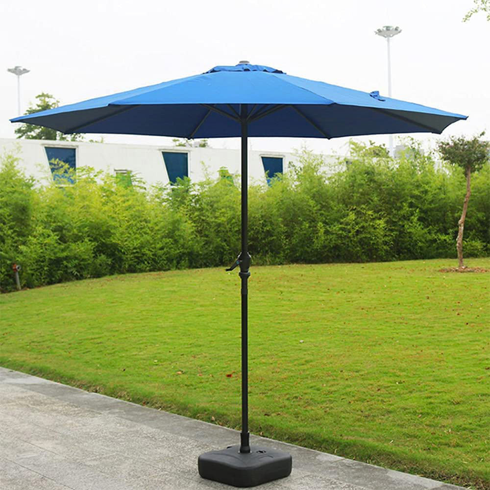 Alfresco 3m Steel Outdoor Garden Patio Market Umbrella (Blue)