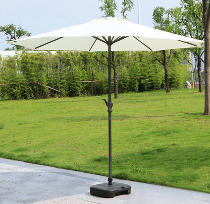 Alfresco 3m Steel Outdoor Garden Patio Market Umbrella (White)