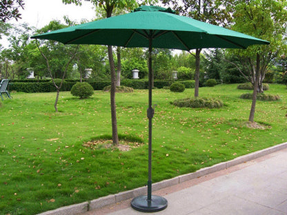 Alfresco 3m Steel Outdoor Garden Patio Market Umbrella (Green)