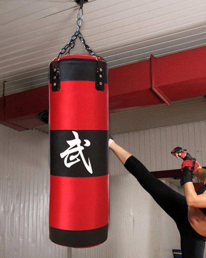 Heavy Duty Large Boxing Punching Bag - 100cm (Red)