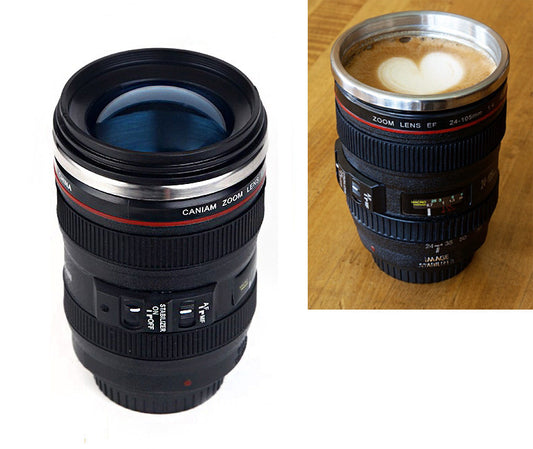 Camera Lens Stainless Steel Cup Mug