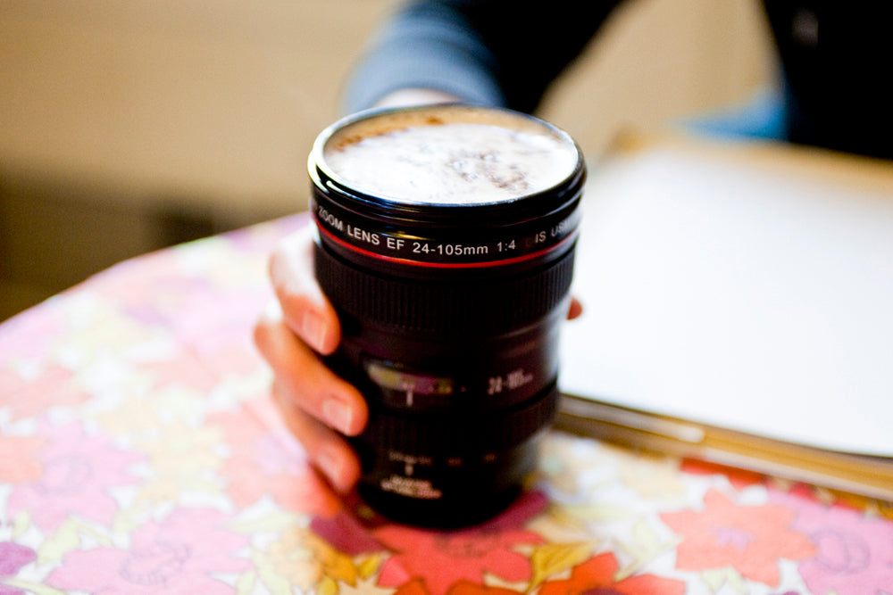 Camera Lens Stainless Steel Cup Mug - Main Image