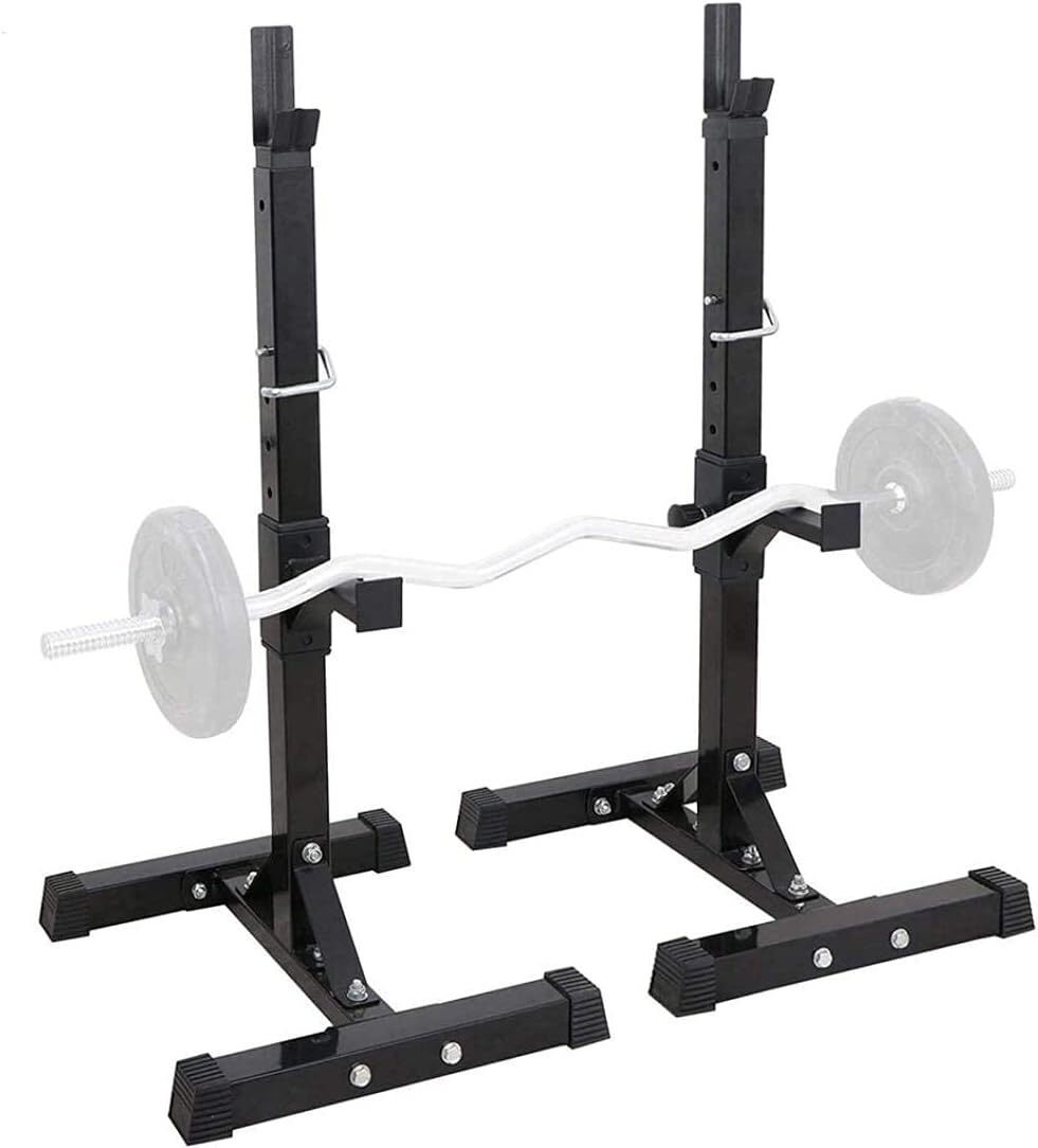 Fitplus Squat Rack Bench Press Weight Lifting Stand Pair