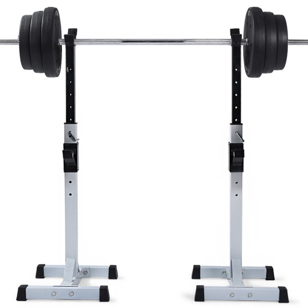 Fitplus Squat Rack Bench Press Weight Lifting Stand Pair