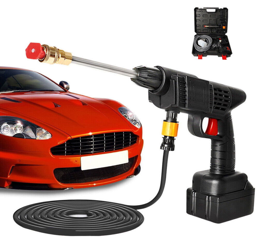 300W Cordless High Pressure Washing Gun Car Washer