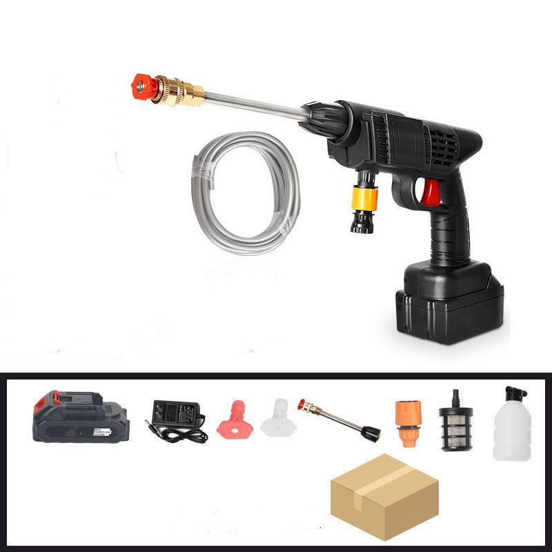 300W Cordless High Pressure Washing Gun Car Washer