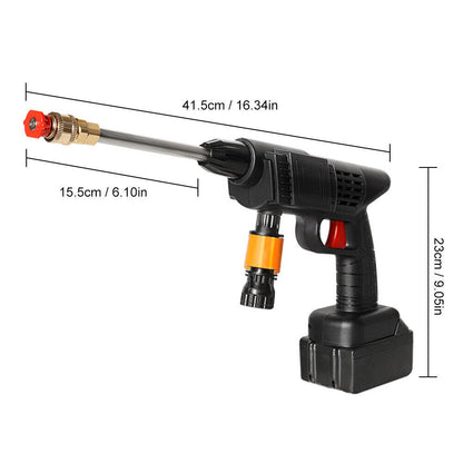 300W Cordless High Pressure Washing Gun Car Washer