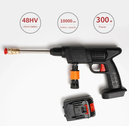 300W Cordless High Pressure Washing Gun Car Washer