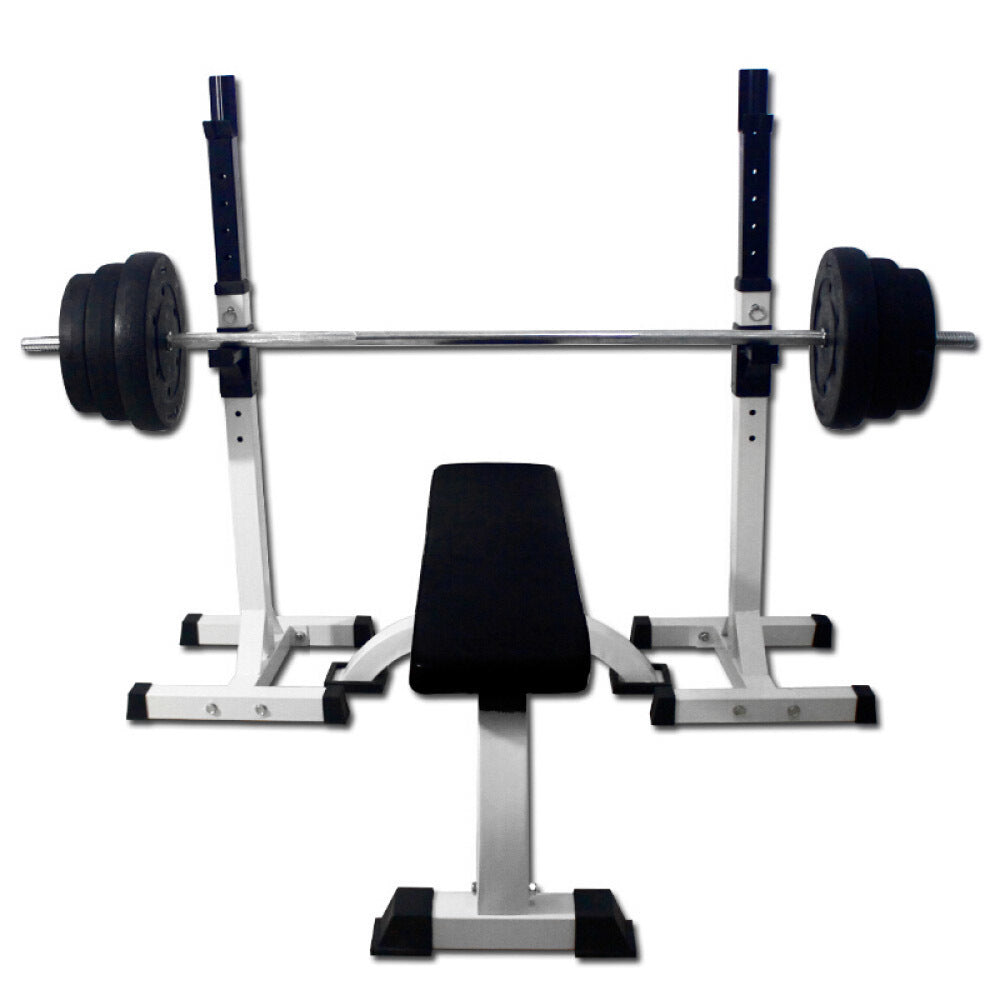 Fitplus Squat Rack Bench Press Weight Lifting Stand Pair