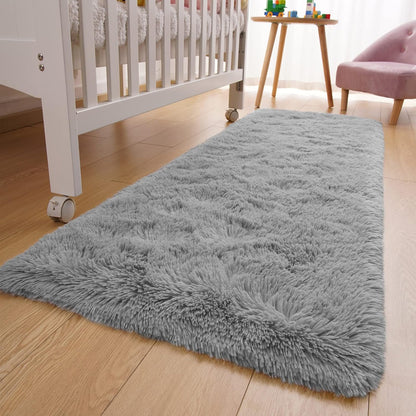 Soft Shag Rug Carpet Hallway Mat (Grey, 120 x 50 cm)