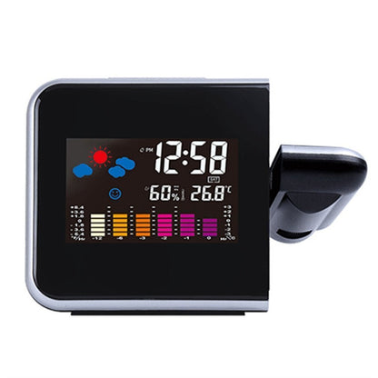 Multi-Function Weather Station LCD Alarm Clock with real-time projection