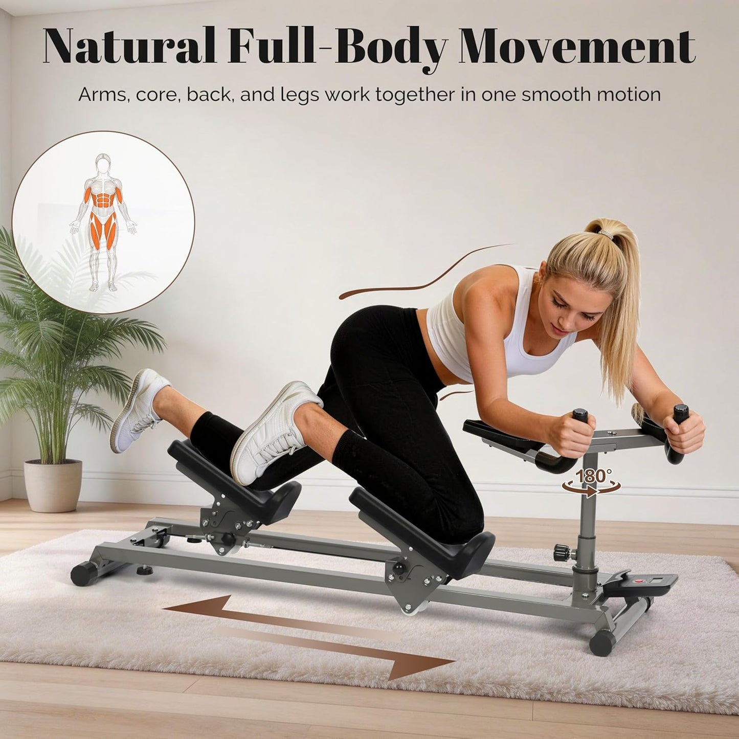 Full Body Cardio Exercise Machine Spine Twist Core Trainer