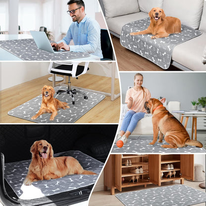 Large Waterproof Dog Mat Washable Reusable Puppy Training Pad (80cm x 90cm)