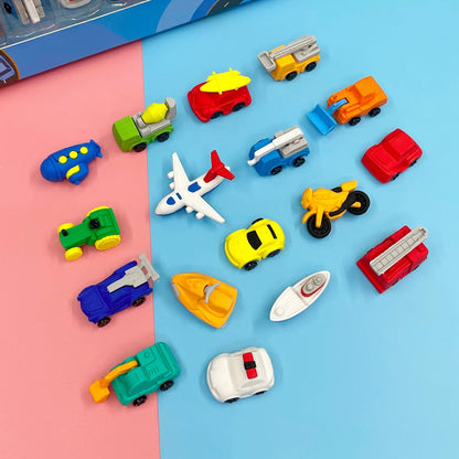 Traffic Eraser Set -17 Erasers