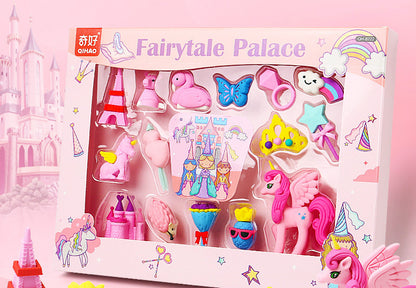 Fairytale Palace Eraser Set - 15 Erasers