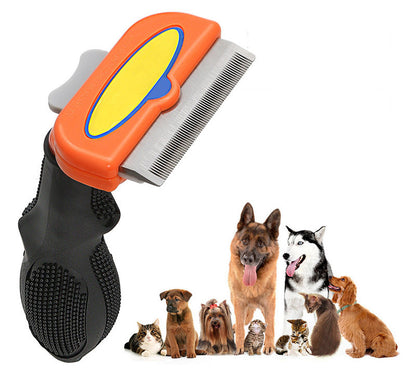 Pet Deshedding Tool Fur Eliminator for Dog (Long Hair M)