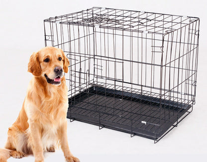 Large Foldable Metal Pet Dog Cage