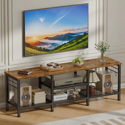 Vantage Rustic TV Stand Entertainment Unit Console Cabinet