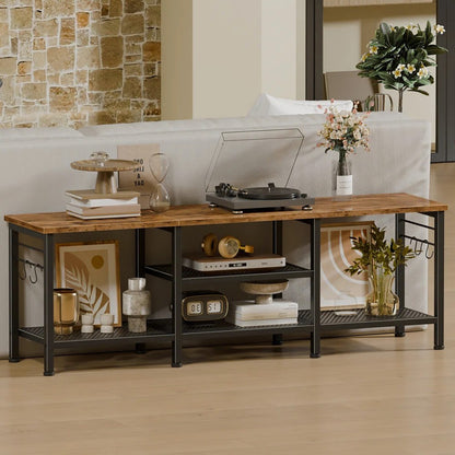 Vantage Rustic TV Stand Entertainment Unit Console Cabinet