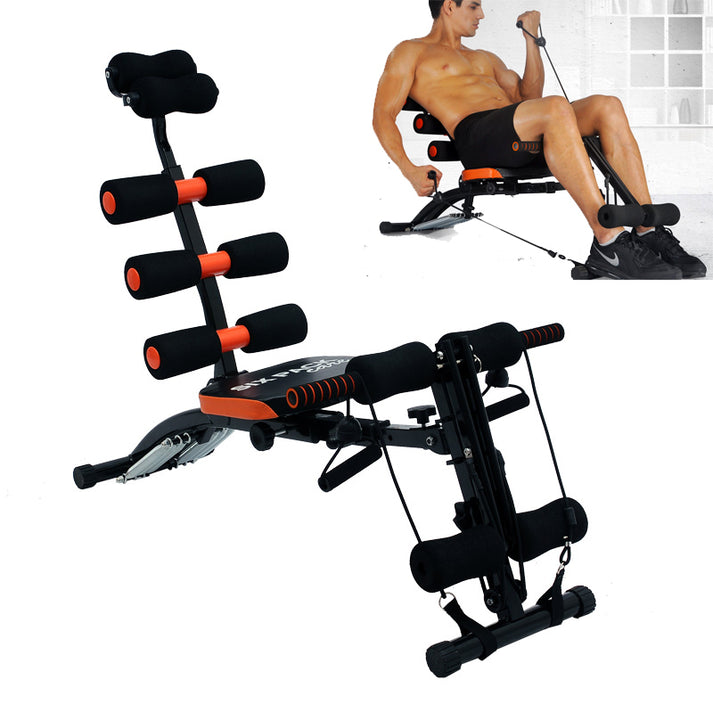 6 In 1 Home Gym Abdominal Machine Six Pack Care Ab Rocket Core Exercis