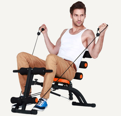 6 In 1 Home Gym Abdominal Machine Six Pack Care Ab Rocket Core Exercise Bench