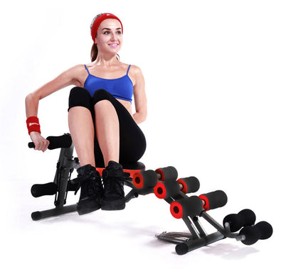 6 In 1 Home Gym Abdominal Machine Six Pack Care Ab Rocket Core Exercise Bench