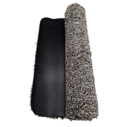 Super Absorbent Clean Step Mat Microfibre Doormat Traps Dirt Water (Dark Grey)