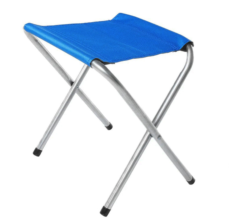 5-Piece Outdoor Camp Setting Folding Table & Chairs Set  (Blue)