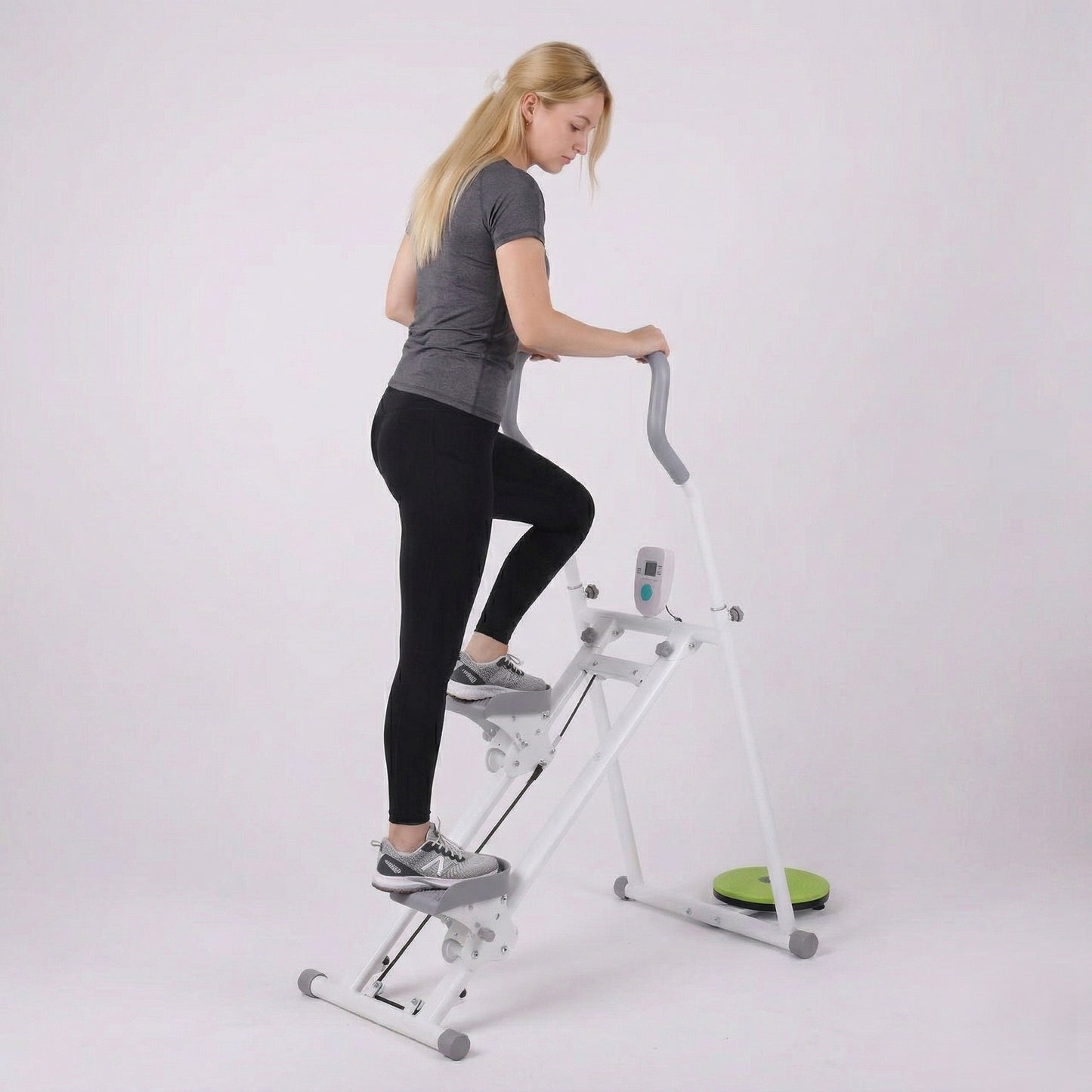 Home Cardio Trainer Climbing Stepper Machine with Twister Board