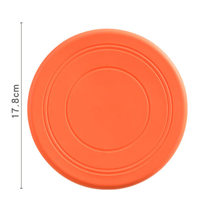 Dog Frisbee Flying Disc Pet Training Toy (Orange)