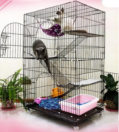 XL Large 4 Tier Pet Cat Bird Cage Playpen